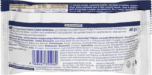 proteinová cookie Celebration vanilkovo-čokoládová příchuť Sportness