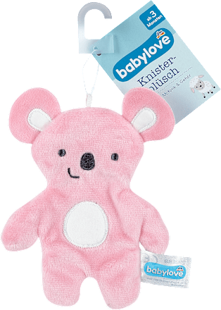 Plišana pucketava igračka, od 3. meseca, više vrsta babylove