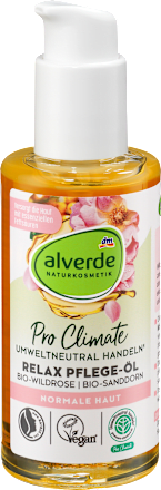 Relax Pflege-Öl Bio-Wildrose, Bio-Sanddorn alverde NATURKOSMETIK