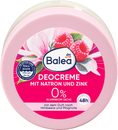Deodorante in crema con bicarbonato di sodio e zinco Balea