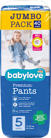 Baby Pants Premium Gr. 5 Junior (13-20 kg), Jumbo Pack babylove
