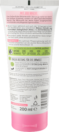 Docciacrema oleoso Mama alla malva bio alverde