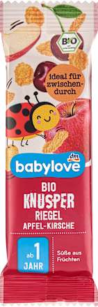 Knusperriegel Apfel-Kirsch ab 1 Jahr babylove