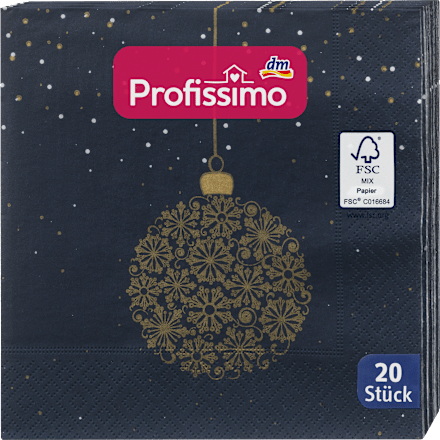 Serviete z motivom novoletne bunkice Profissimo