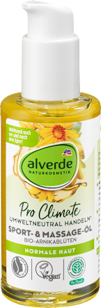 Sport- & Massage-Öl Bio-Arnikablüten alverde NATURKOSMETIK