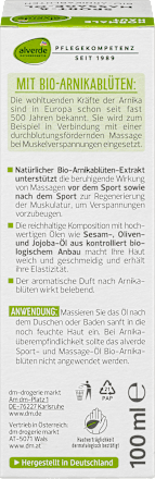 Sport- & Massage-Öl Bio-Arnikablüten alverde NATURKOSMETIK