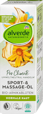 Sport- & Massage-Öl Bio-Arnikablüten alverde NATURKOSMETIK