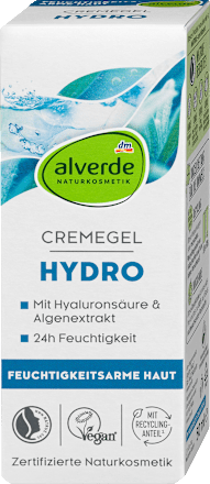Gesichtscreme Gel Hydro alverde NATURKOSMETIK