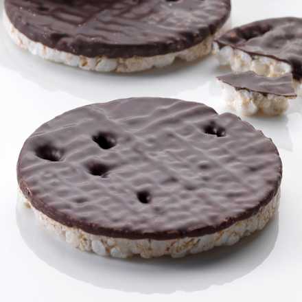 Reiswaffeln, Schoko Zartbitter, glutenfrei dmBio