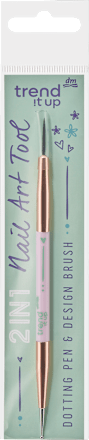2IN1 nail Art Tool - dvostrana olovka za tačkanje i četkica za dizajn na noktima trend !t up