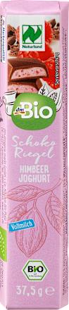 Schokoriegel, Vollmilch Himbeer Joghurt dmBio
