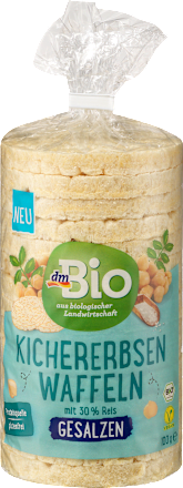 Cícerové chlebíčky - solené morskou soľou dmBio