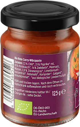Currypaste Rot dmBio