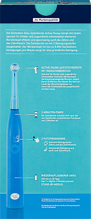 Elektrische Zahnbürste Kinder Active Young blau Dontodent