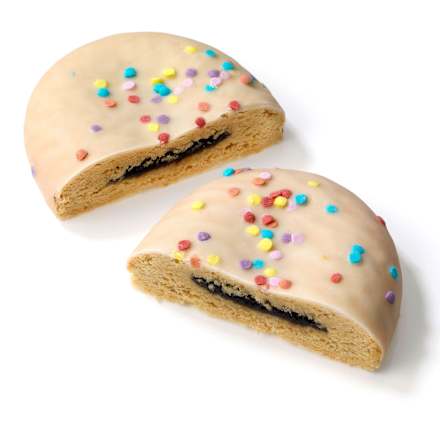 Proteínové Cookie Celebration karamelová náplň s kakaom Sportness
