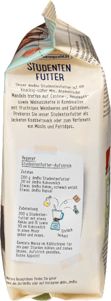 Nuss- & Trockenfrüchtemischung Studentenfutter dmBio