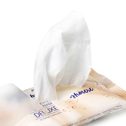 Feuchtes Toilettenpapier Deluxe Cashmere, Reisegröße Sanft&Sicher