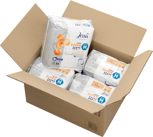 Vorteils-Box Hygiene-Pants Größe M Super, 4 x 12 St Jessa DISKRET