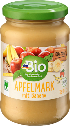 Pulpa jabłkowa z bananem dmBio