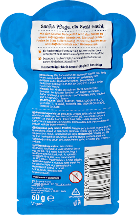 Kinder Badezusatz Kullernde Badeperlen SauBär