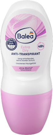 Dámsky guľôčkový anti-transpirant Extra Dry Balea