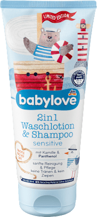 Babyshampoo Dusche & Waschlotion 2in1 babylove