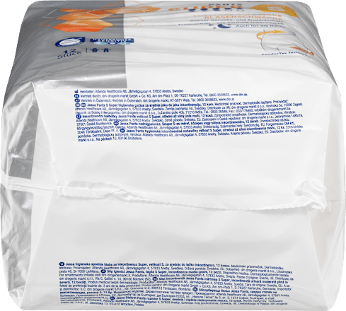 Spodnje hlače za inkontinenco SUPER, velikost S Jessa DISKRET