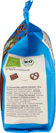 Mlečno čokoladne perece  dmBio