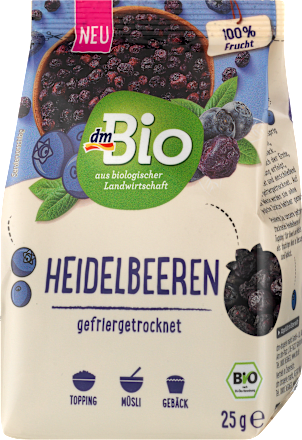 Heidelbeeren gefriergetrocknet dmBio