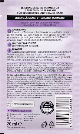 Krem redukujący żółte odcienie Silberglanz Balea PROFESSIONAL