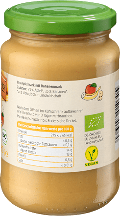Pulpa jabłkowa z bananem dmBio