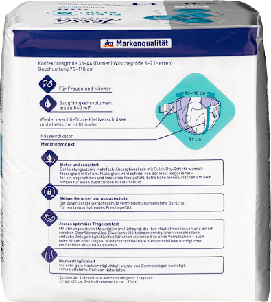 Flex Slip higijenske gaćice za inkontinenciju – M veličina Jessa DISKRET