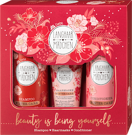 Geschenkset beauty is being yourself Langhaarmädchen