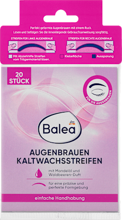 Enthaarungsstreifen Augenbrauen Balea