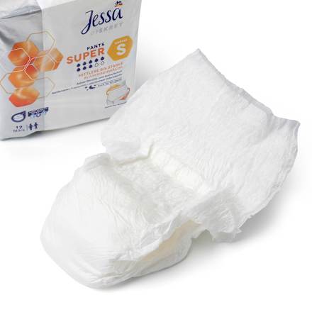 Spodnje hlače za inkontinenco SUPER, velikost S Jessa DISKRET