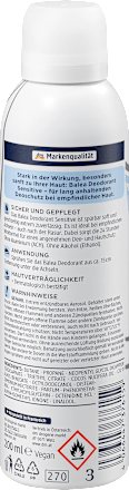 Deo Spray Deodorant Sensitive Balea
