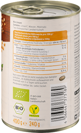 Lenticchie marroni bio lessate dmBio