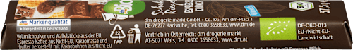 Schokoriegel, Vollmilch Espresso Crunch dmBio