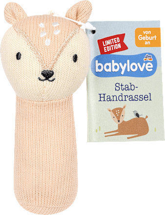 Jucărie zornăitoare de bumbac babylove