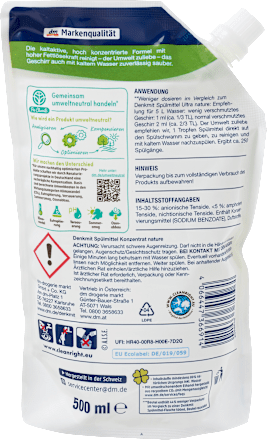 nature Pro Climate detergent de vase concentrat Denkmit
