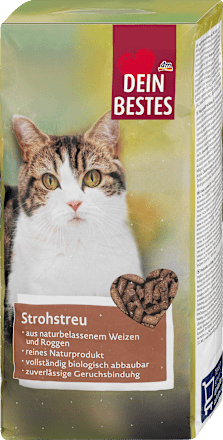 Așternut igienic din paie pisici Dein Bestes