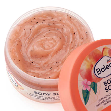 Скраб за тяло с аромат на праскова Balea