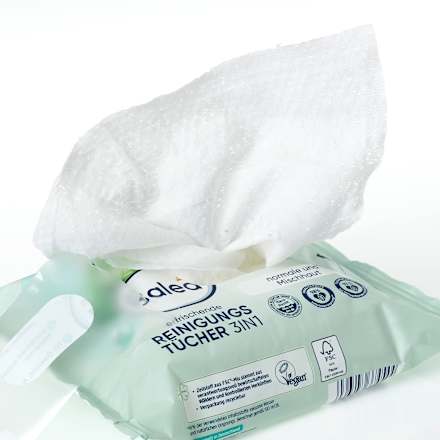 Osvežavajuće maramice za čišćenje lica, aloe vera, 3 u 1 Balea
