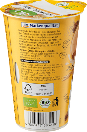 Hafer-Mandel Frappé dmBio