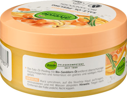 olejový peeling se solí  alverde NATURKOSMETIK