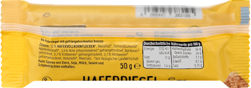 Haferriegel Beere dmBio