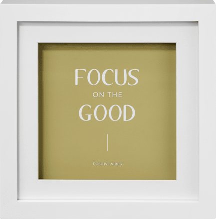 Bilderrahmen Quadrat 20x20cm, weiß Paradies