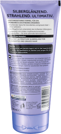 Odżywka do włosów siwych, białych i rozjaśnianych Silberglanz Balea PROFESSIONAL