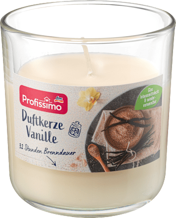 Duftkerze im Glas Vanille Profissimo