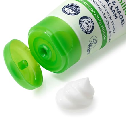 Upokojujúci balzam na ruky a nechty Kamille Balea